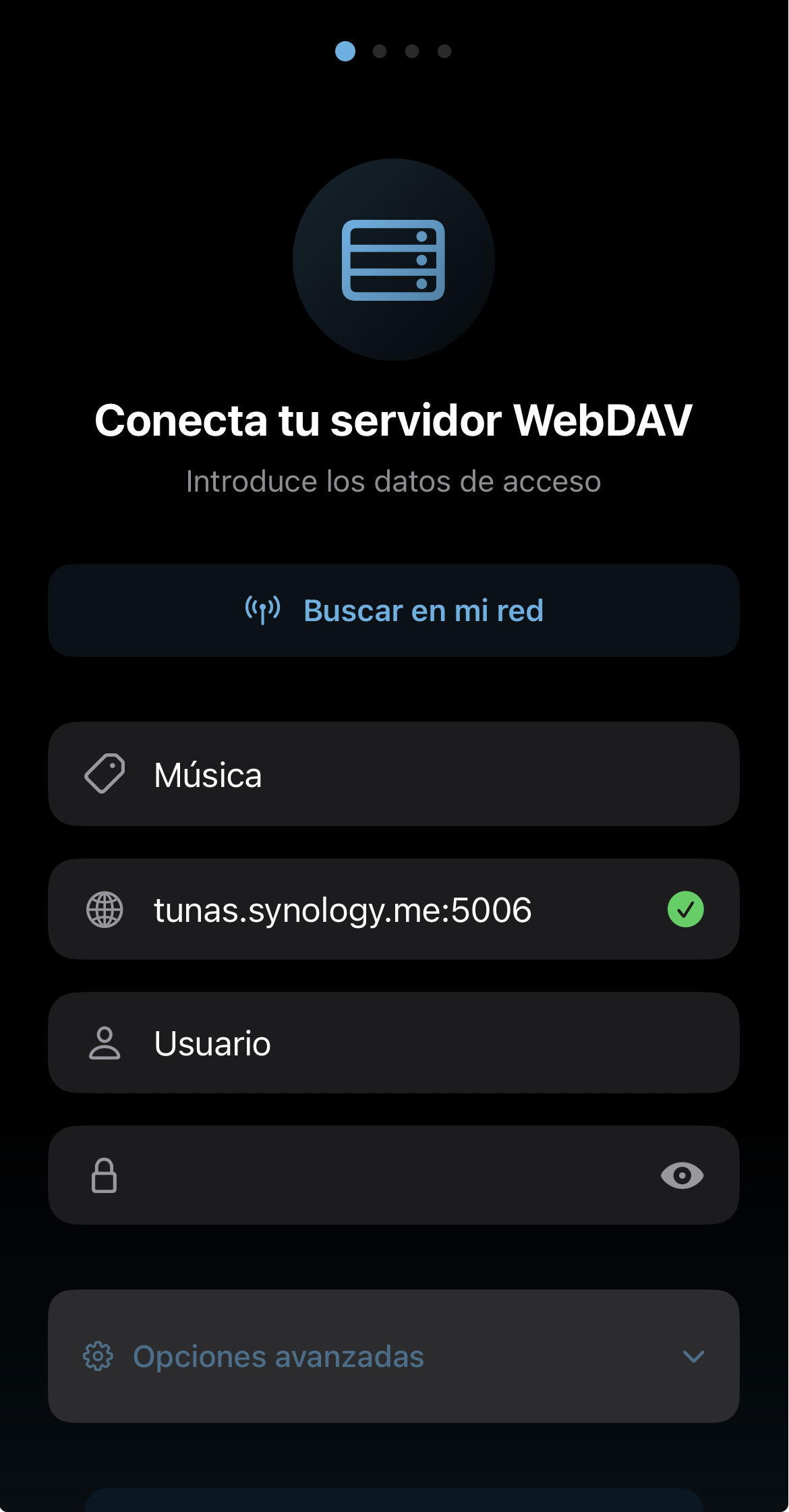 WebDAV login